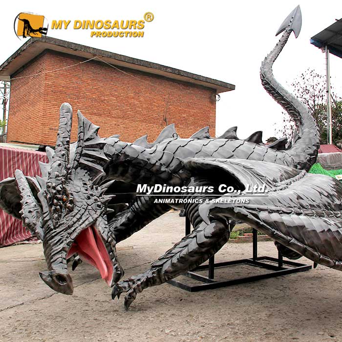 My Dino XJ109 Outdoor Decoration Fiberglass Large Dragon Sculpture