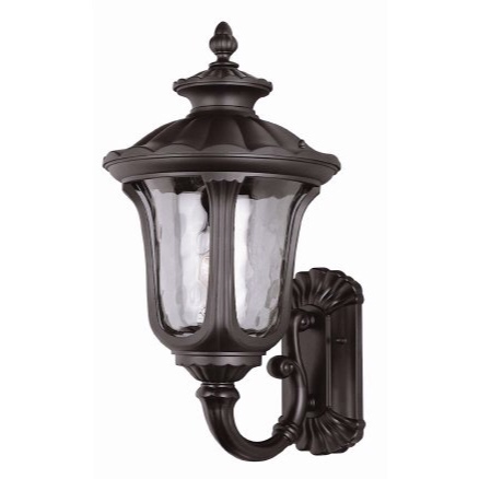 Classical lights Black 100w outdoor post lighting water glass classical design