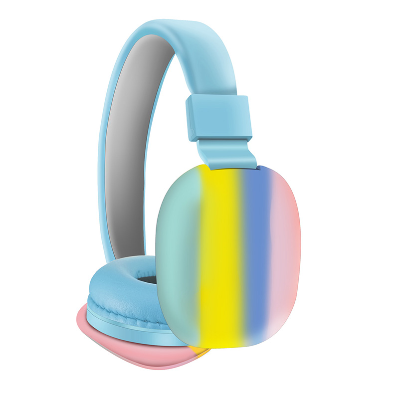 Дети Bluetooth наушники, AH-806B Дети Наушники 18 часов проигрывания, Bluetooth 5,0 и стерео звук, складная, регулируемое налобное крепление