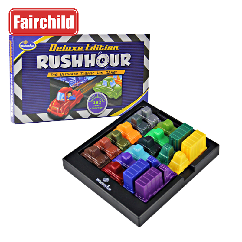 Rush Hour Traffic Jam Logic Game Kids Parking Puzzle Game Brain Desktop Board Game for children