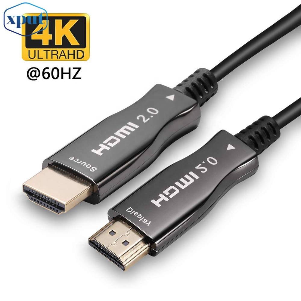 Xput Пользовательский логотип высокоскоростной 30 м Hdmi волоконно-оптический кабель HDMI 4K 2,0 кабель Поддержка 60 Гц