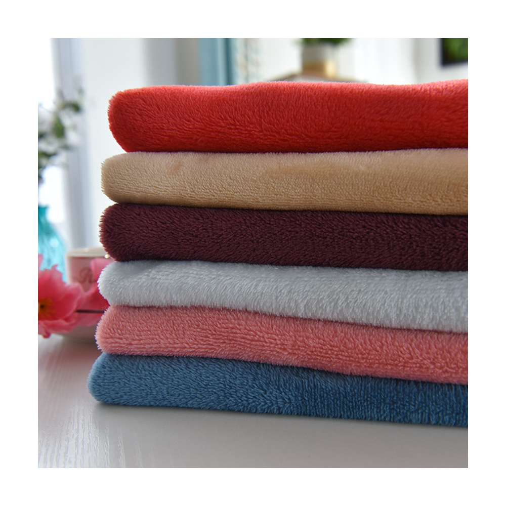 womens luxury clothing 2021 plus size coats two-sided 280GSM 100% polyester flannel fabric