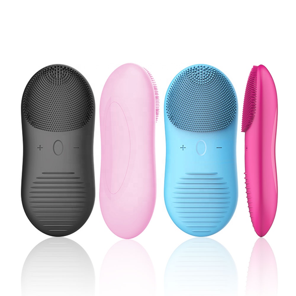 Electric Face Cleansing Instrument Personal care Silicon Facial Clean Brush Gift Waterproof White Facial Brush
