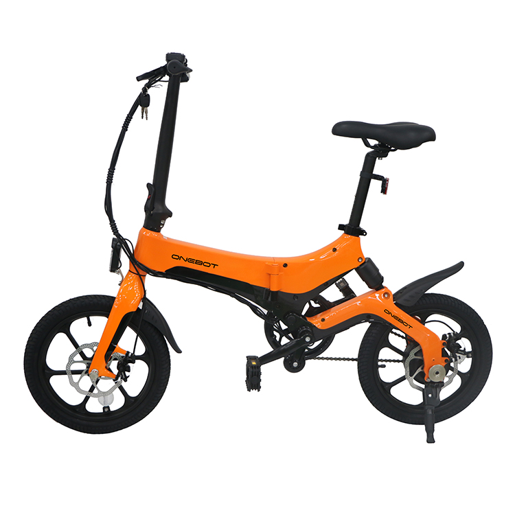 UK Warehouse ONEBOT S6 Electric Bike Folding Bicycle 250W 50km Mileage