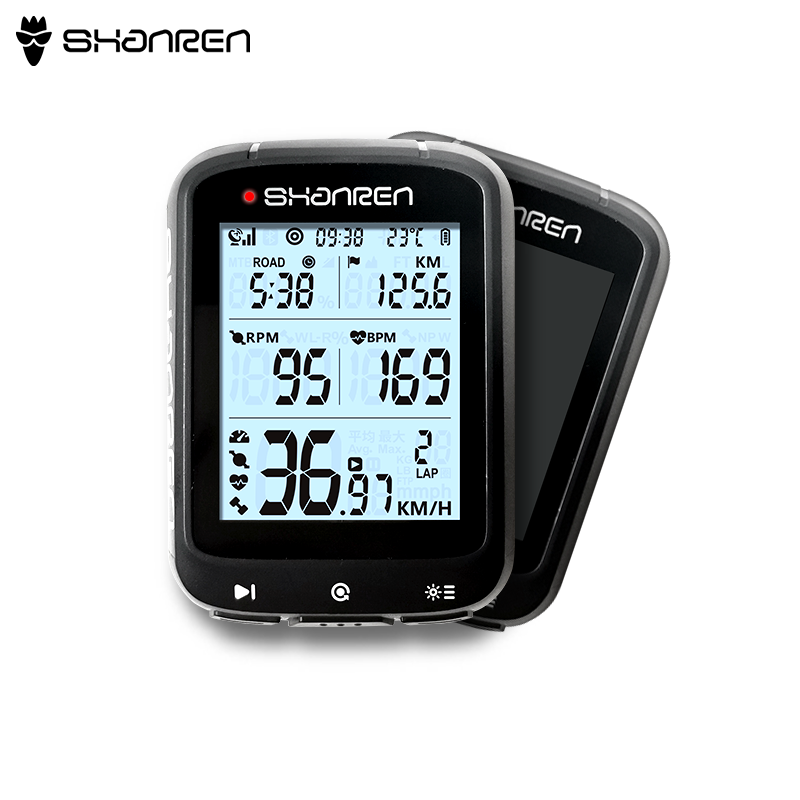 Велосипедный компьютер Shanren для езды на велосипеде gps с bt и ANT +