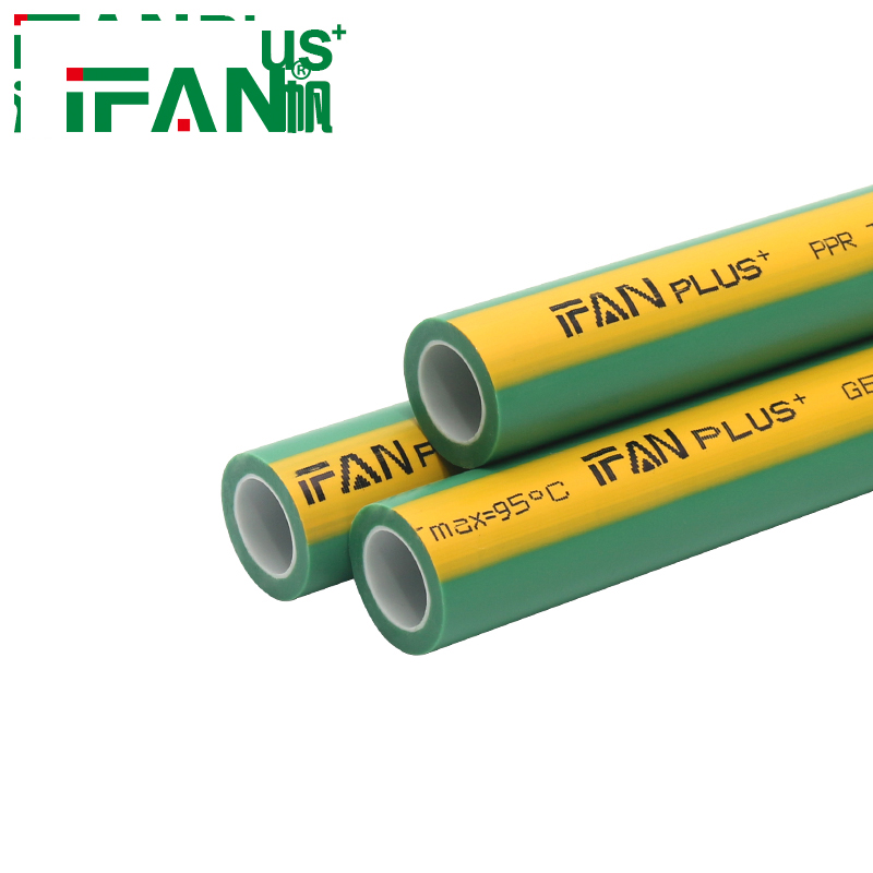 Водопроводный материал IFAN PLUS, пластиковая водопроводная труба для горячей и холодной воды 20-110 мм PN25 PPR трубы и фитинги