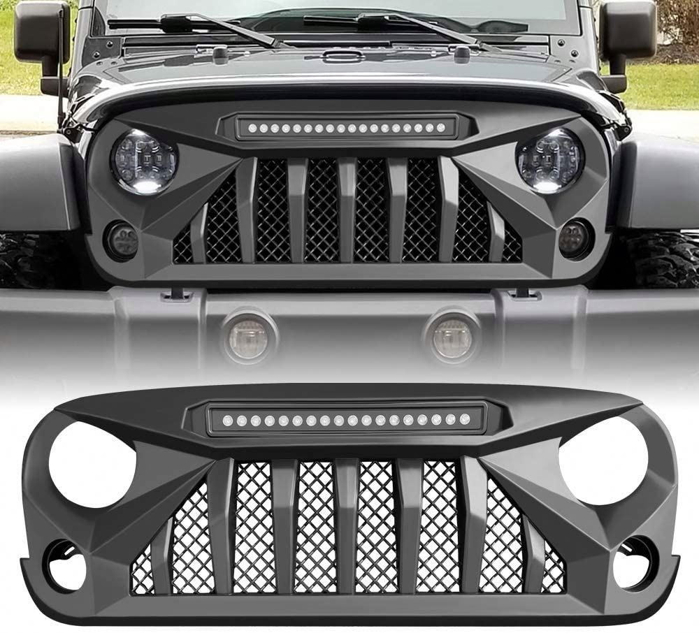 Передняя решетка для внедорожника SK 2013-2017 4x4 для JEEP WRANGLER JK