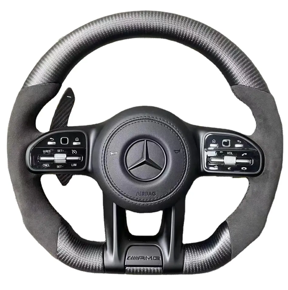 AMG Steering wheel for Mercedes AMG GT W190 C190 W205 C205 W166 X167 W177 W290 W217 C217 W222 C63 E63 S63 G63 GT63 GTS GTR GLE63