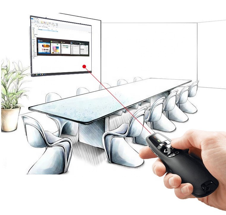lazer Wireless remote red laser pointer presenter for USB remote control Ppt presentation