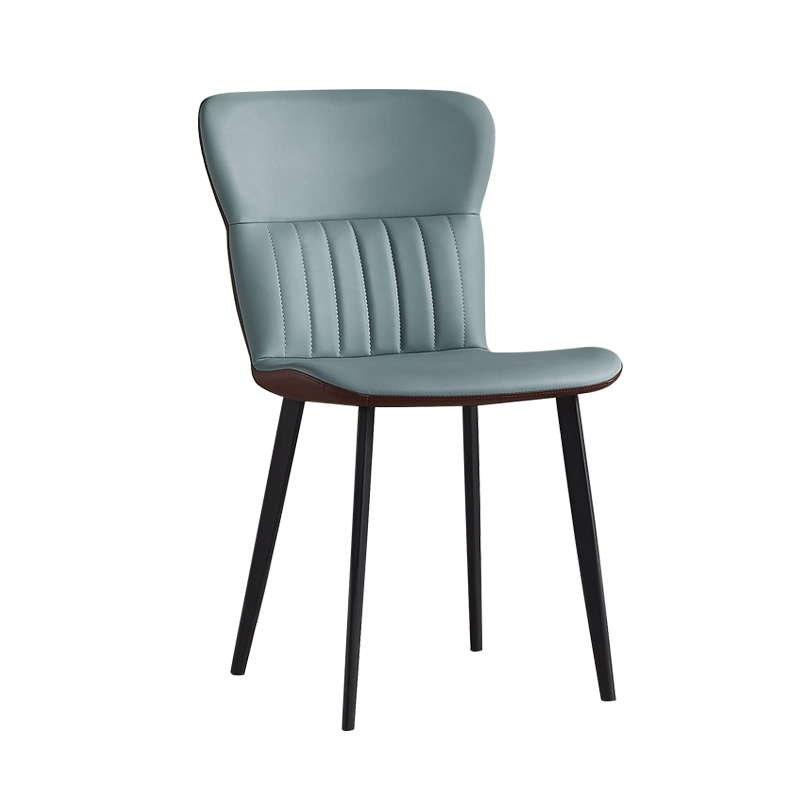 Exit sale popular dining room furniture modern colorful PU/leather chair dining chairs