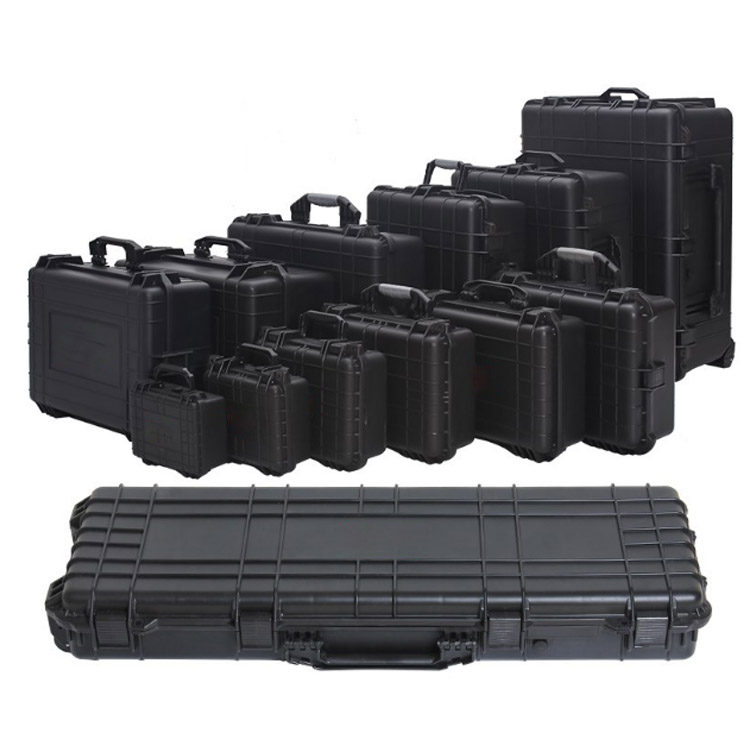 Factory Price IP67 Waterproof Dustproof Shockproof Strong Hard Plastic Case Waterproof Equipment Tool Case with Foam and Handle
