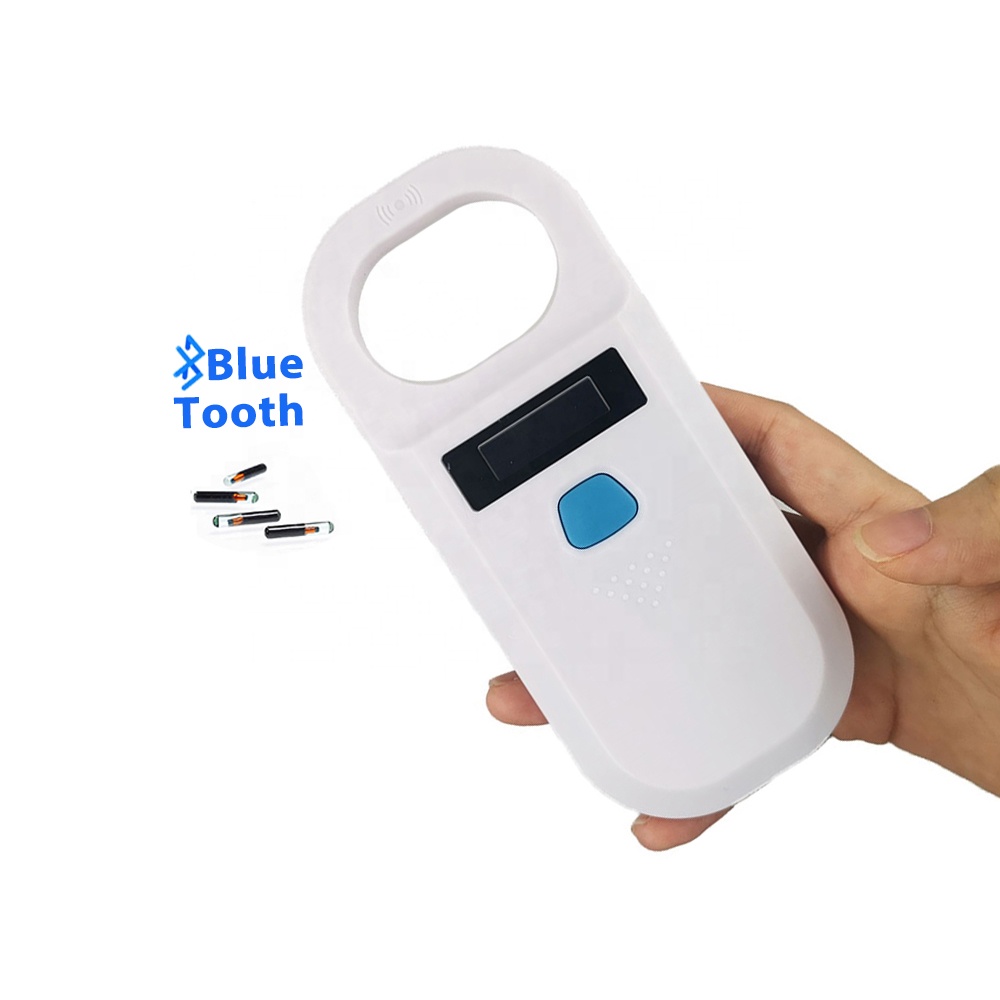 Cmrфид pet сканер iso11784/5 fdx-b 134,2 кГц животных микрочип сканер bluetooth для домашних животных кошка лошадь собака чип-ридер