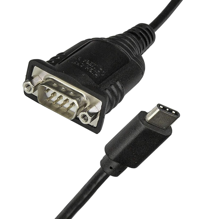 Изготовленный На Заказ ftdi ft232rl pl2303 кабель с разъемом usb типа c для rs232 DB9 мужской Серийный адаптер конвертер кабель