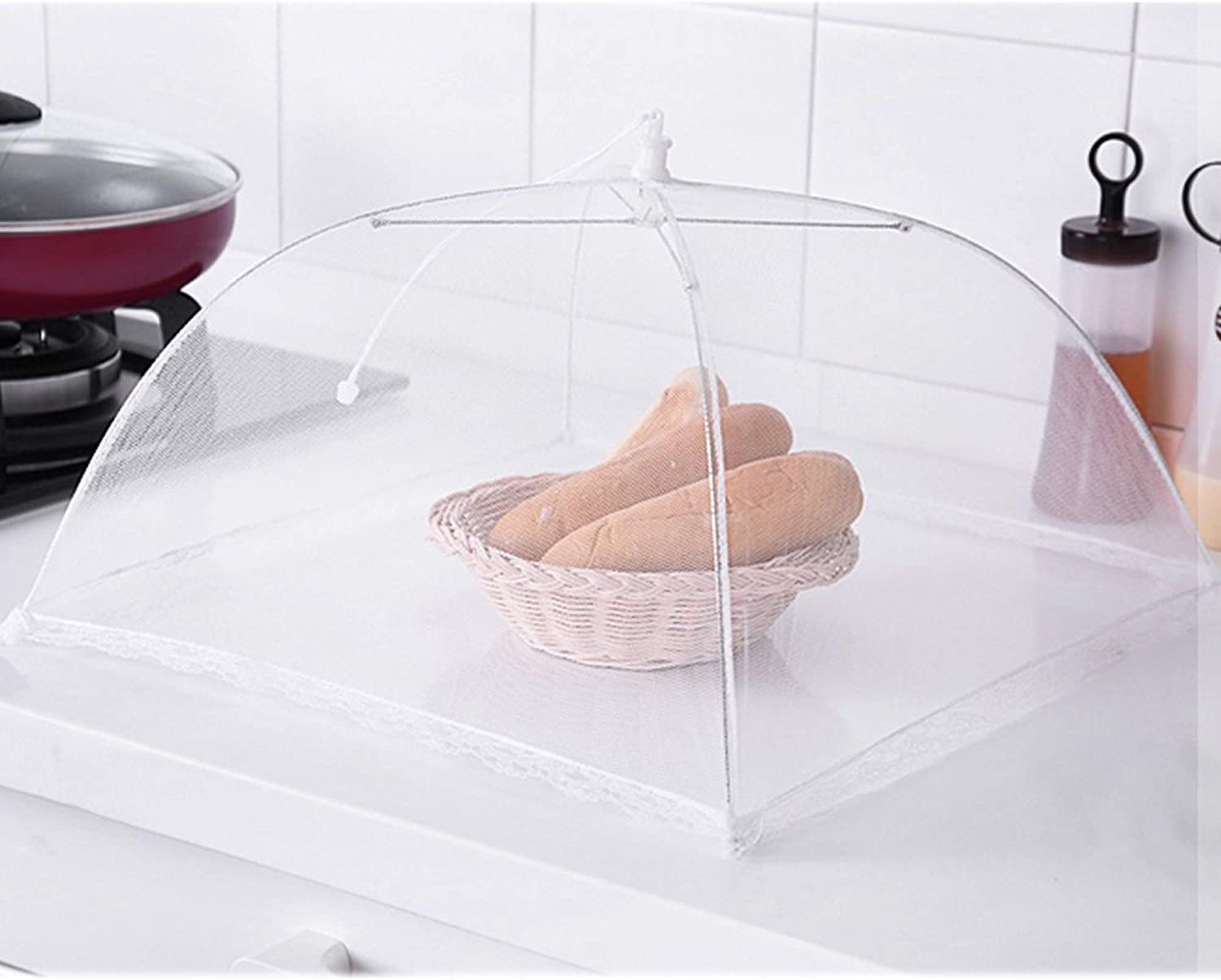 Best Quality Protector Tent Umbrella Mosquito Net Mesh Cover For Food