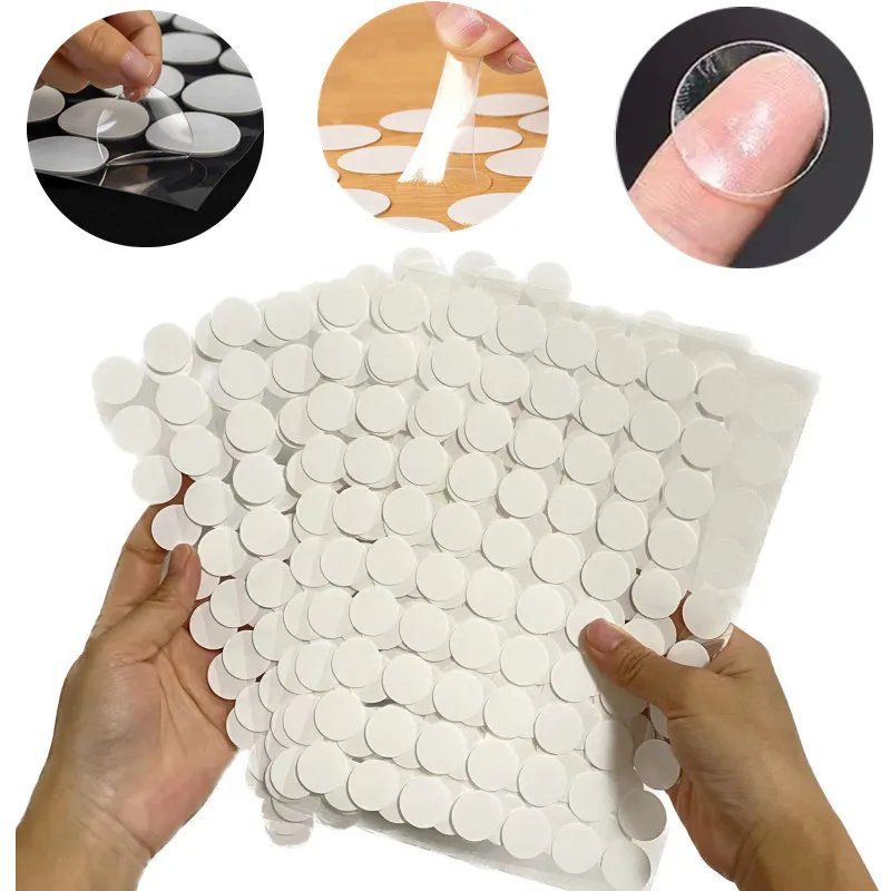 Traceless Move Dots Glue Removable Glue Point Transparent Foam Double Side Sticky Adhesive for Album Home DIY School Accessories