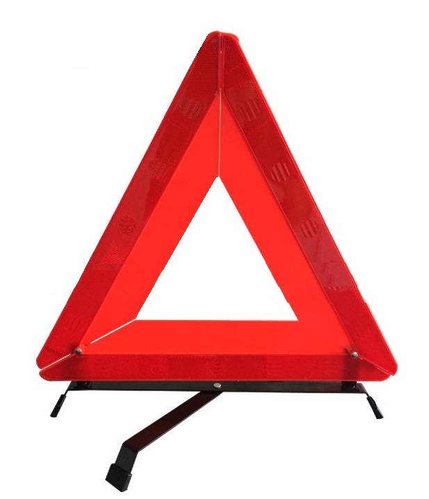 Heavy Duty Base Triangle Road Sign Reflective Early Warning Device