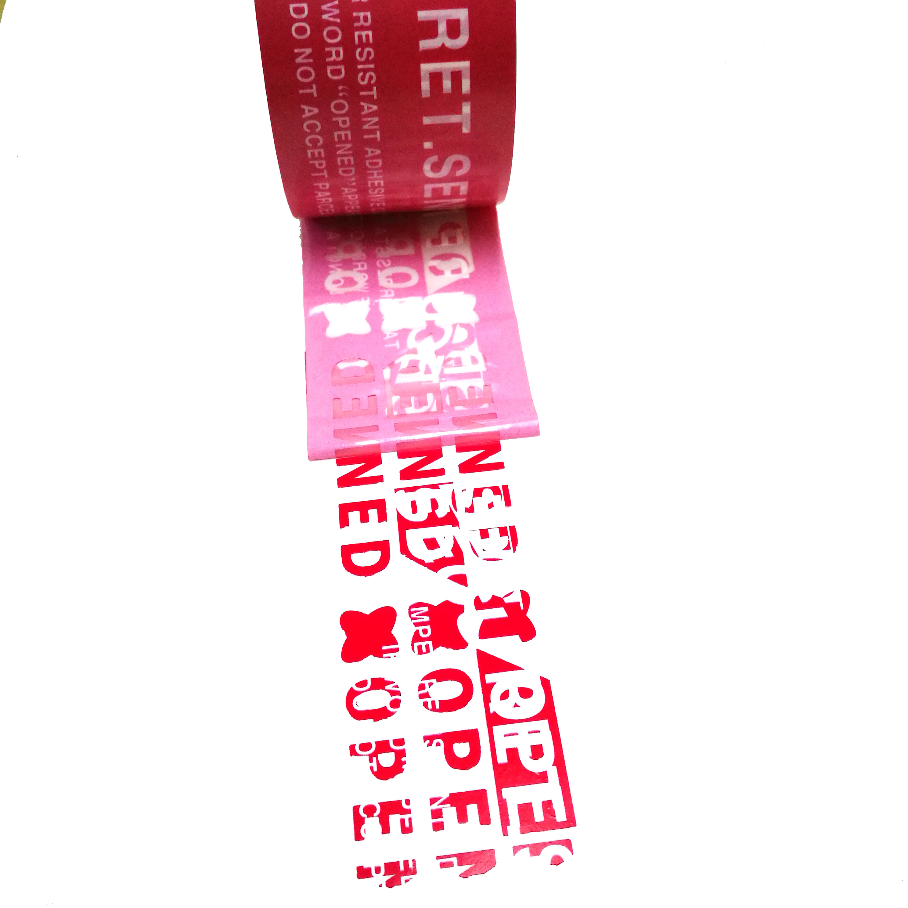 Custom anti-counterfeiting tamper proof VOID holographic sticker tape