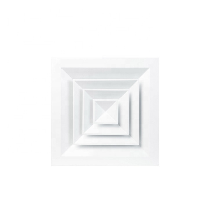 VENTECH High quality Ac conditioner air outlets ceiling 4 way square diffuser air diffuser