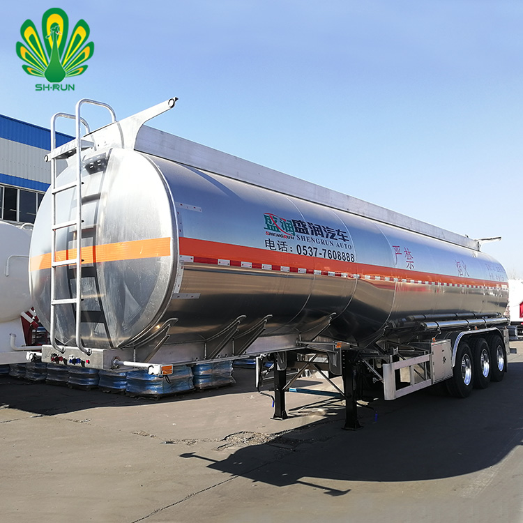 Transport Fuel Tanker Trailer Dimensions Oil Tank Trailer Factory For Sale