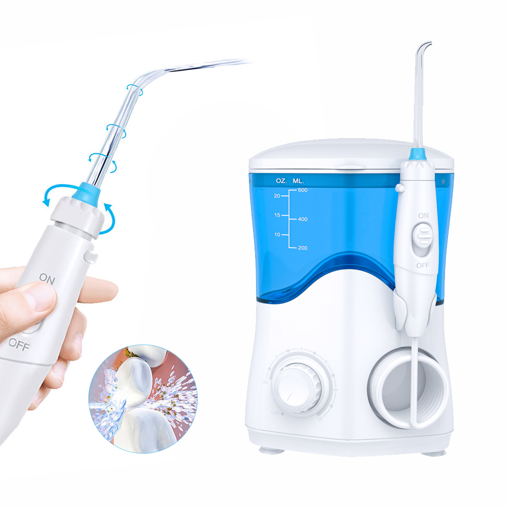 Professional Household 600ml Big Water Tank Countertop Oral Irrigator Orthodontics Electric Dental Water Flosser