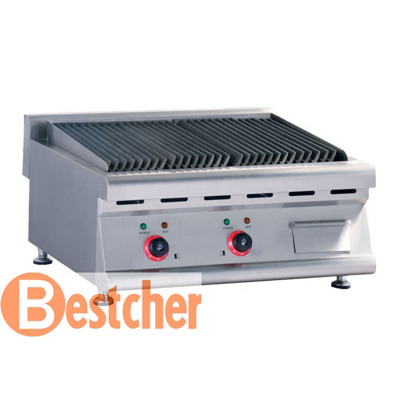 BESTCHER CATERING EQUIPMENT столешница электрическая Лава Рок гриль, CE, ROHS, IEC, SAA