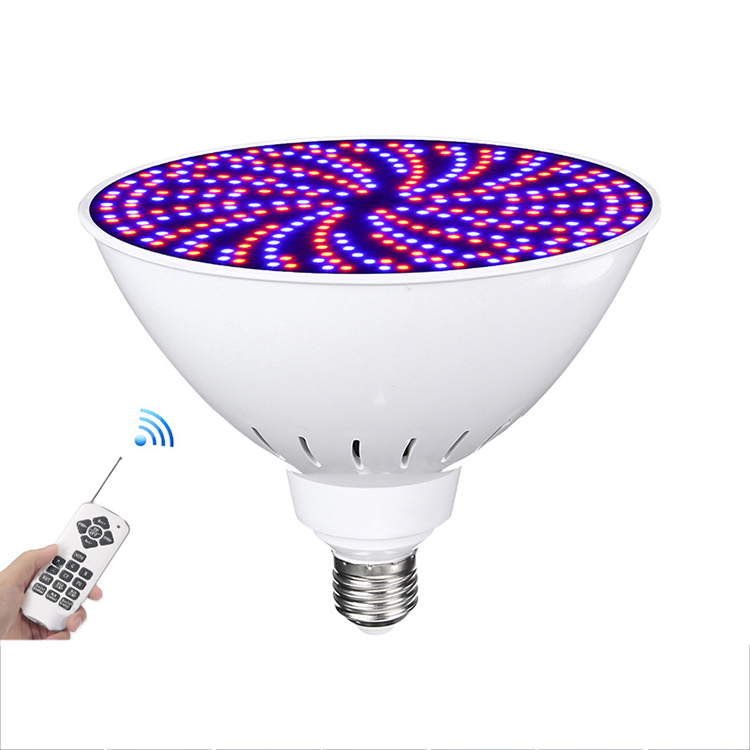 YJN5524 открытый пульт дистанционного управления IP68 SMD E26e27 головка PAR38 цветная (RGB) светодиодная Led лампа подводного освещения Led освещения лампы для бассейна