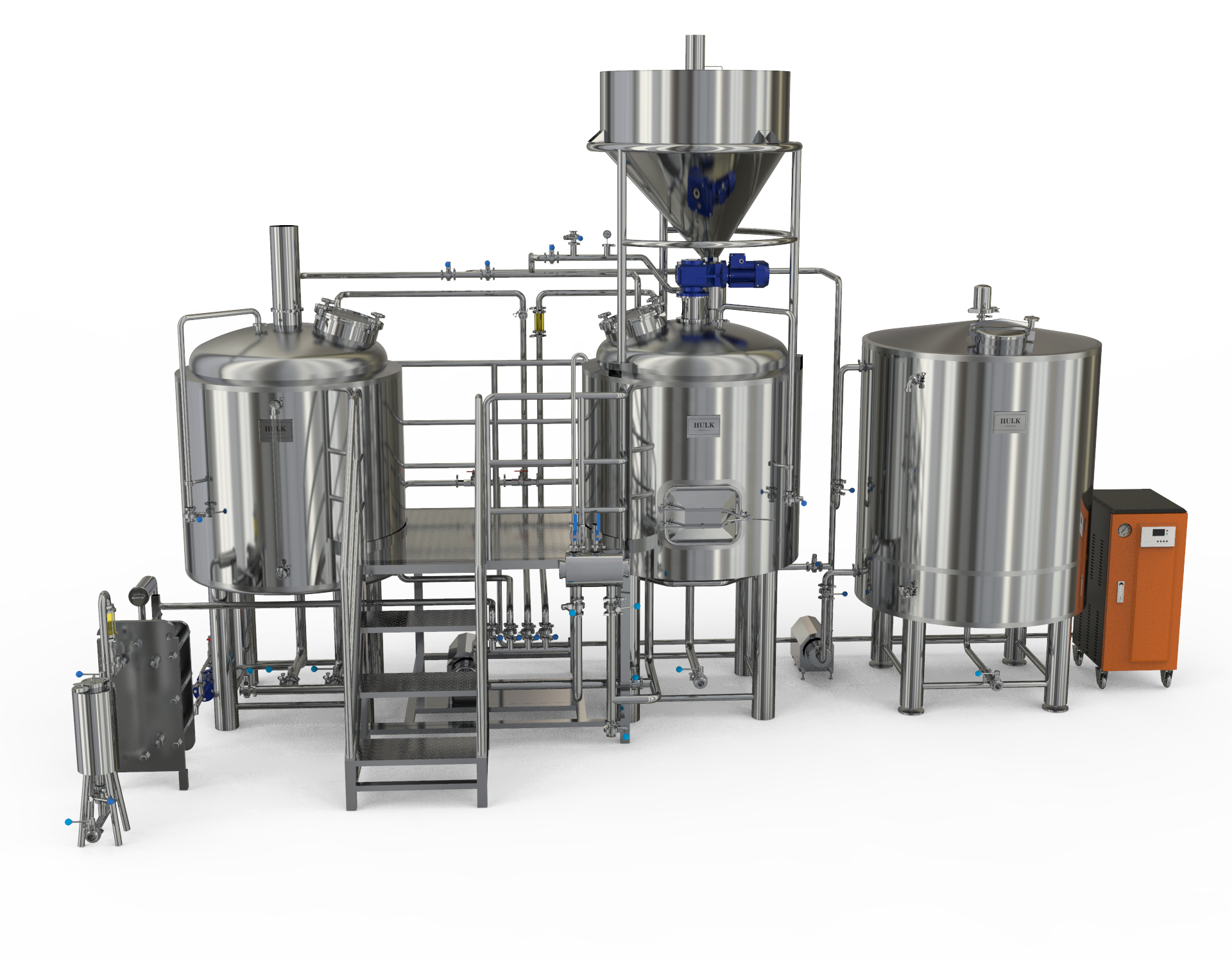 1000L 10bbl пивное перегонное оборудование полностью готовый проект для ремесло пиво пивоваренного завода