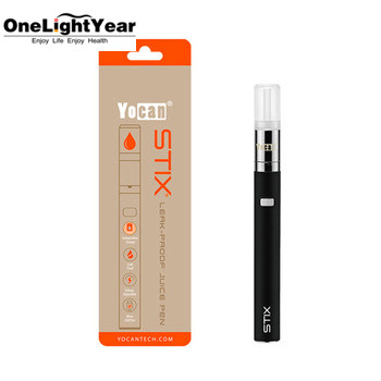 2019 новый дизайн yocan vape ручка КБР VAPE ручка 320 мАч независимое хранение 0,6 мл Yocan STIX kit приходят от одного светового года компании