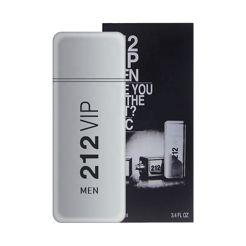Brand Perfume Herrera VIP 212 Men 100ml 3.4oz with brand logo Woody Oriental Long Lasting men perfume body spray Fast delivery