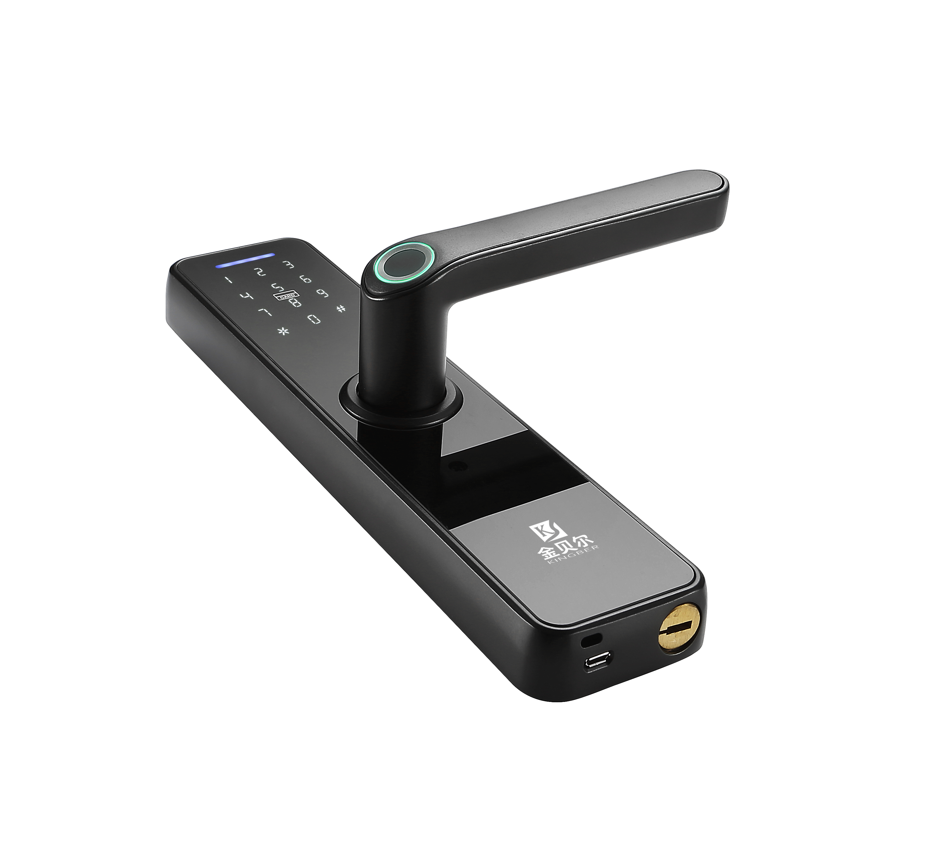 Дверной смарт-замок tuya, Wi-Fi, bluetooth, биометрический, сканер отпечатков пальцев, RFID, 2020