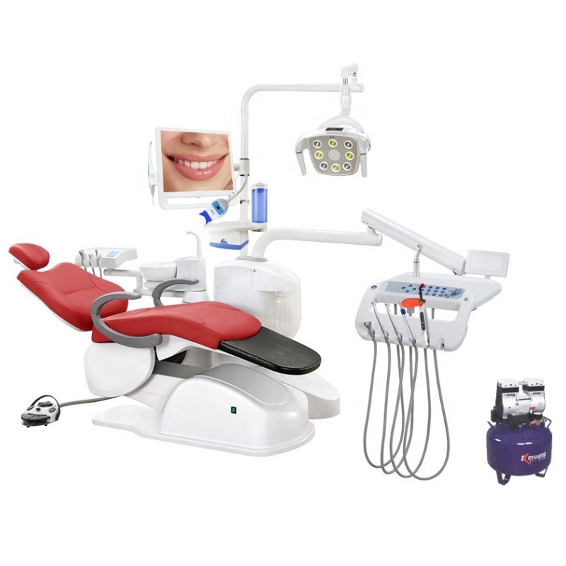 2025 Whole Good Quality Electricity Dental Chair Unit Modern Turbine Dental Chair Unit Clinic Hospital Use Dentistry Equipment