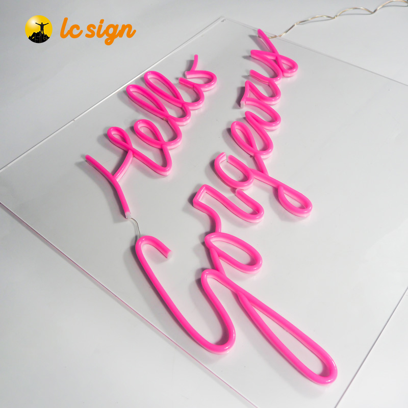 Hot Beautiful Romantic Custom Led Neon Light Sign For Wedding Decoration
