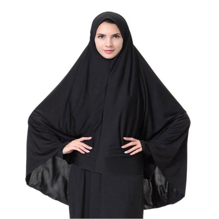 2019New стиль Модный исламский элегантно мусульманский Abaya Jilbab хип длина химар