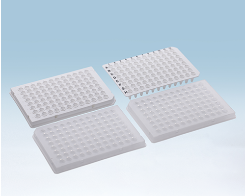 96 Wells PCR Plate non-skirted Clear Alphanumeric Grid PCR Plate 96 Well