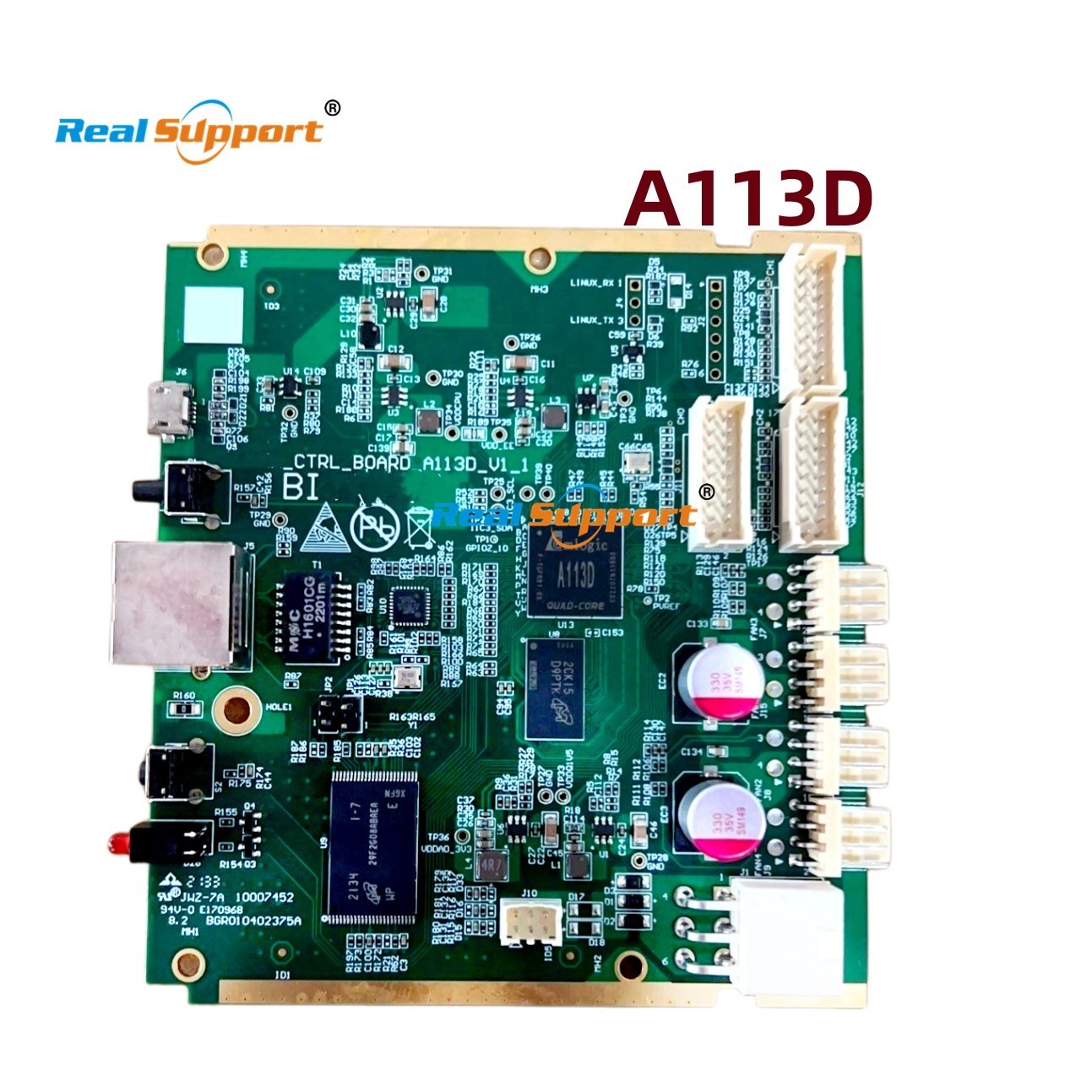 Новая плата управления Amlogic A113D Ctrl-C76 для платы Asic BM1362 BM1366AL BM1362AK