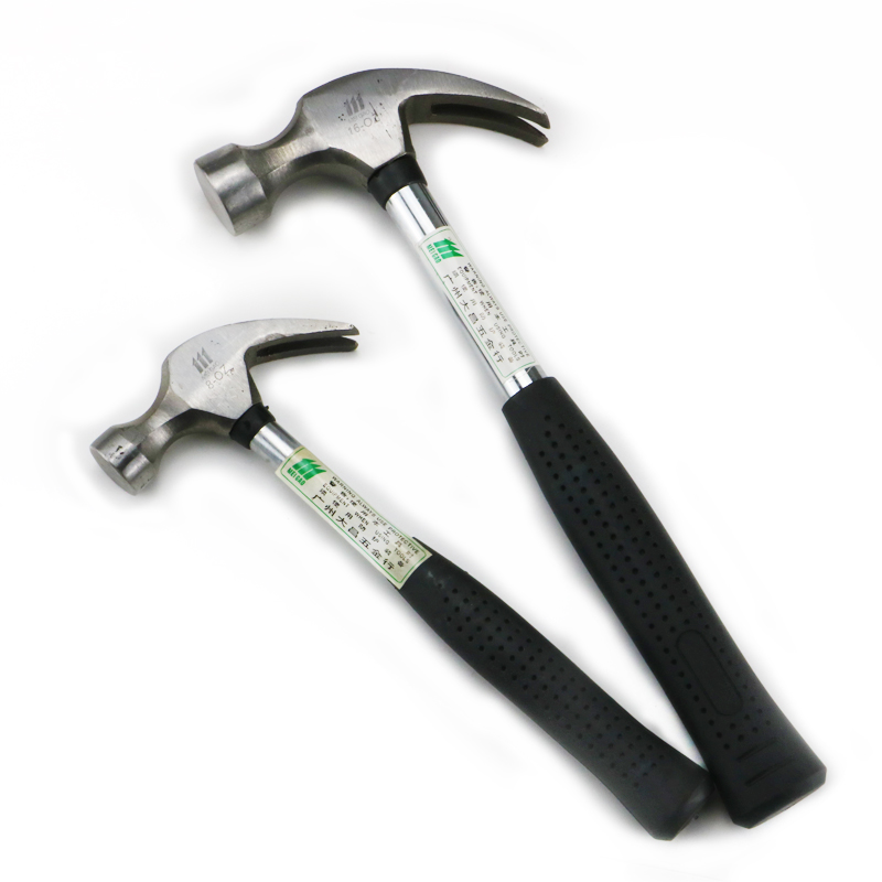 Woodworking Professional Carbon Steel Hand Tool PPR Plastic Handle Small Claw Hammer