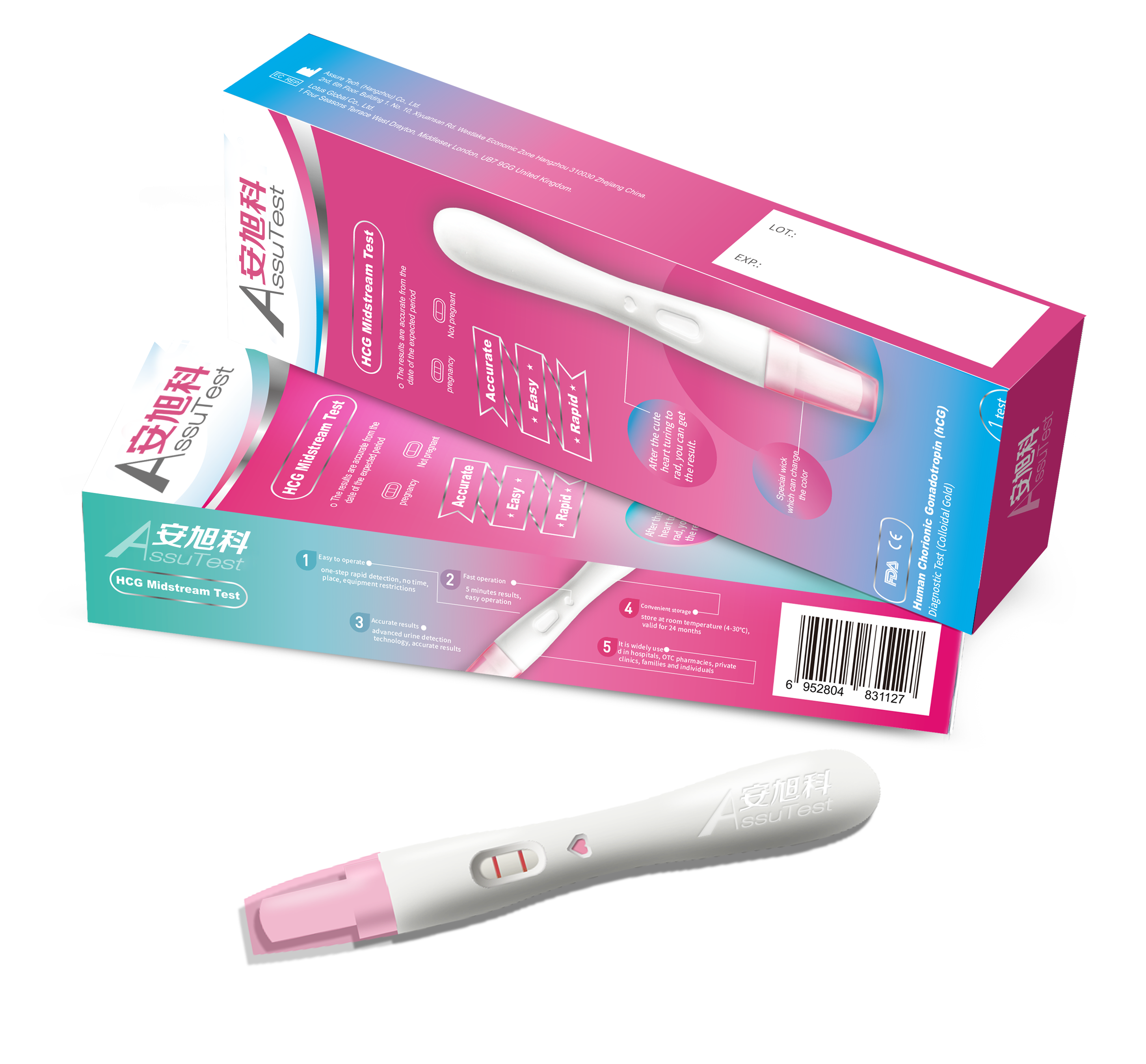 rapid pregnancy week indicator hcg hcg test
