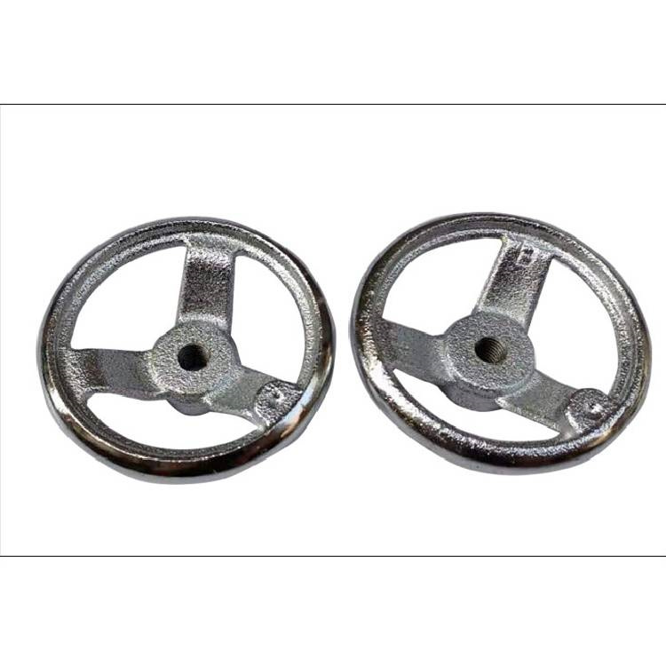 precise machining polished stainless steel investment casting hand wheels