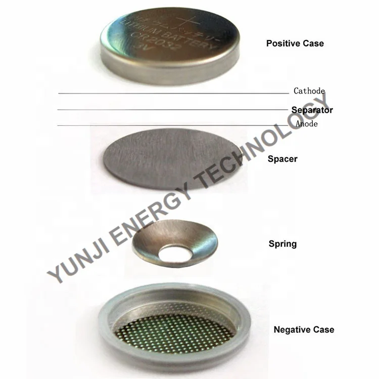 Professional Battery Complete Set Coin Cell Case Spring And Spacer