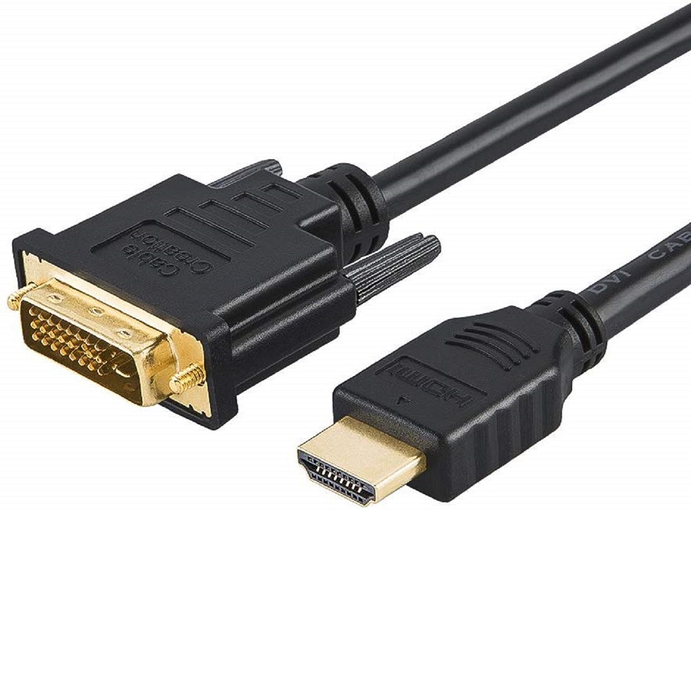 Кабель CableCreation DVI папа-HDMI папа поддержка 1080P для Raspberry Pi, Roku, Xbox One,Blue-ray, Nintendo Switch