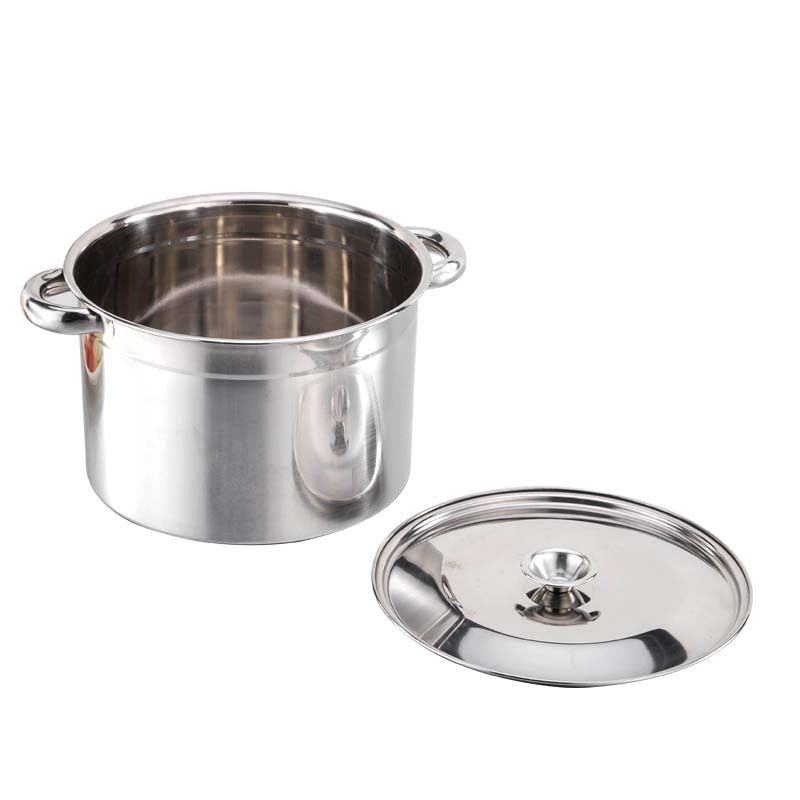 Wholesale high quality stainless steel kitchen household non stick soup pot steamer cooker set with handle