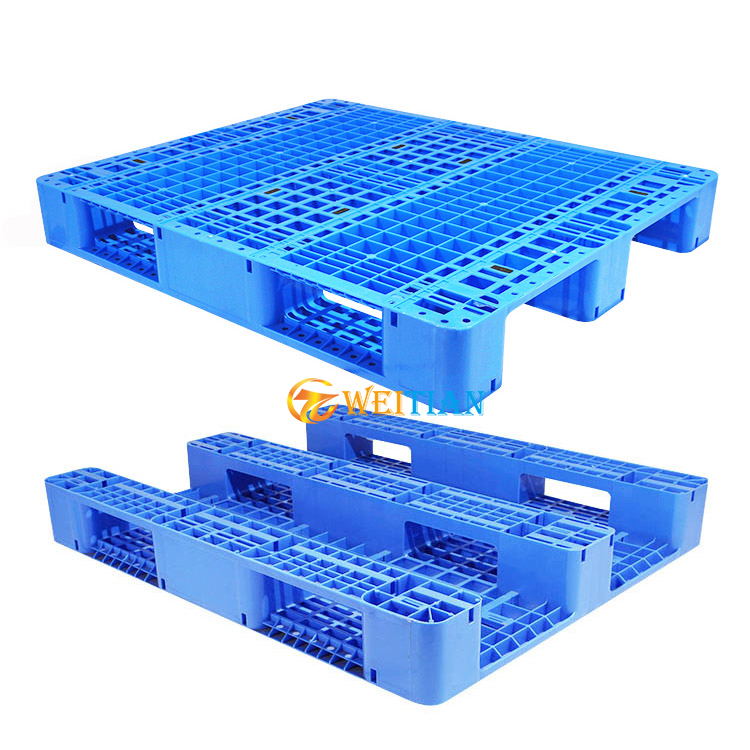 1200x1000 Heavy duty gridl deck single face 100% virgin HDPE stackable plastic pallet