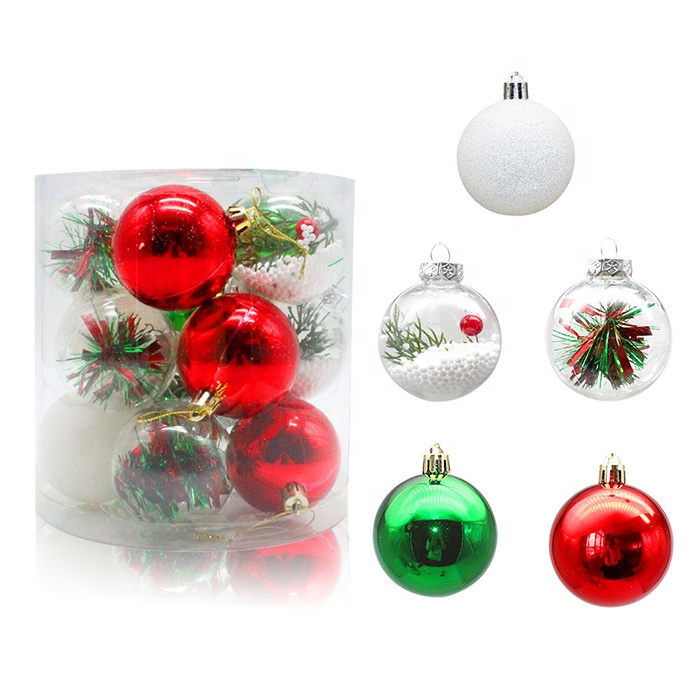 OEM Cheap Price Christmas Tree Decoration Plastic Light Christmas Ball