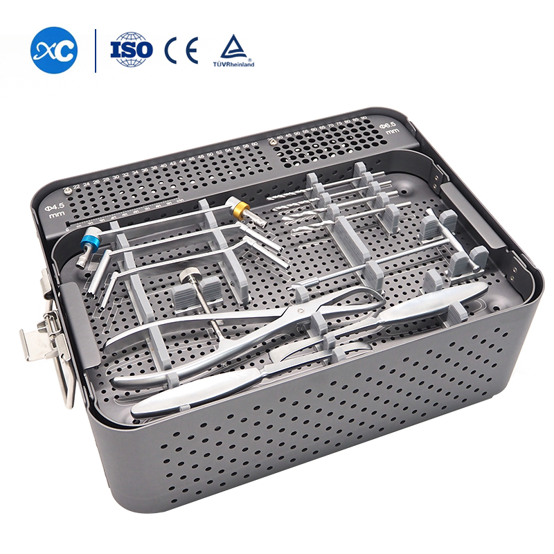 Medical Orthopaedic Operation Large and Small Fragment Bone Surgery Set Basic Orthopedic Surgical Instrument Set