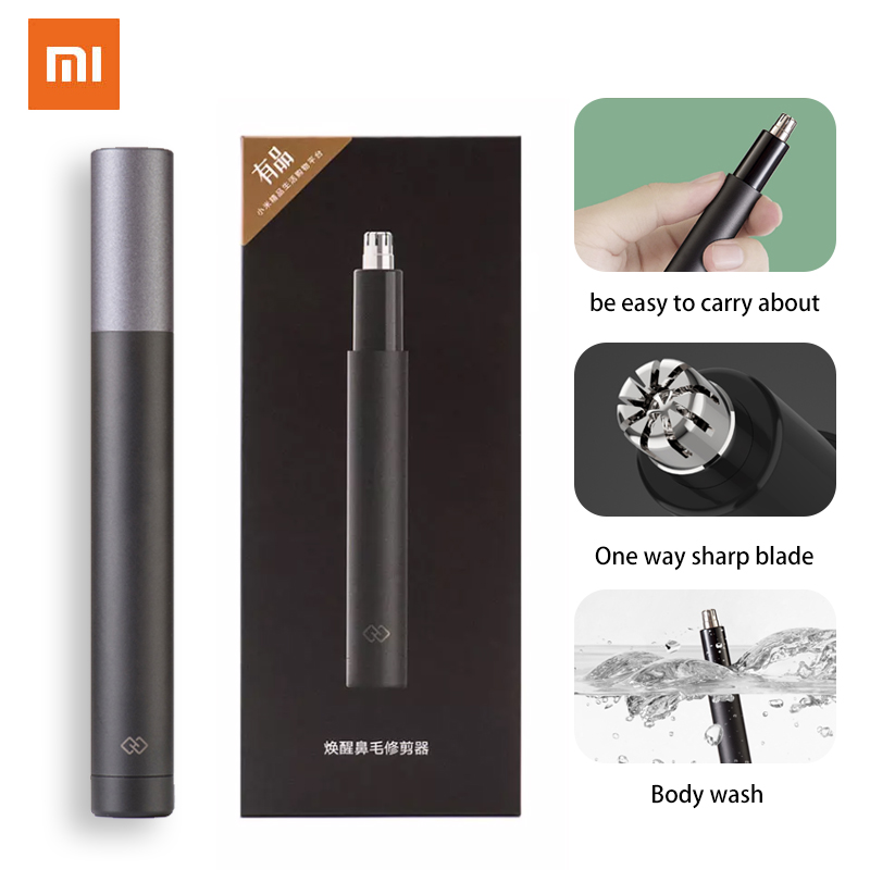 Xiaomi Mijia Электрический мини-триммер для волос в носу HN1 портативная Бритва для волос в ушах и носу машинка для стрижки водонепроницаемый Безопасный Очиститель инструмент для мужчин