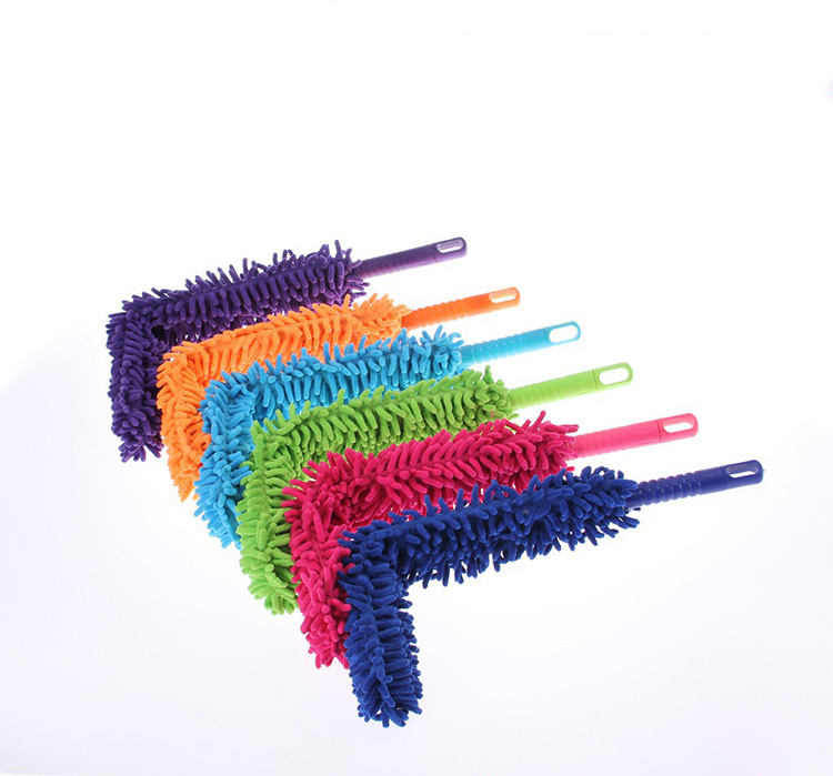 Зеленый красный черный телескопическая микрофибра duster