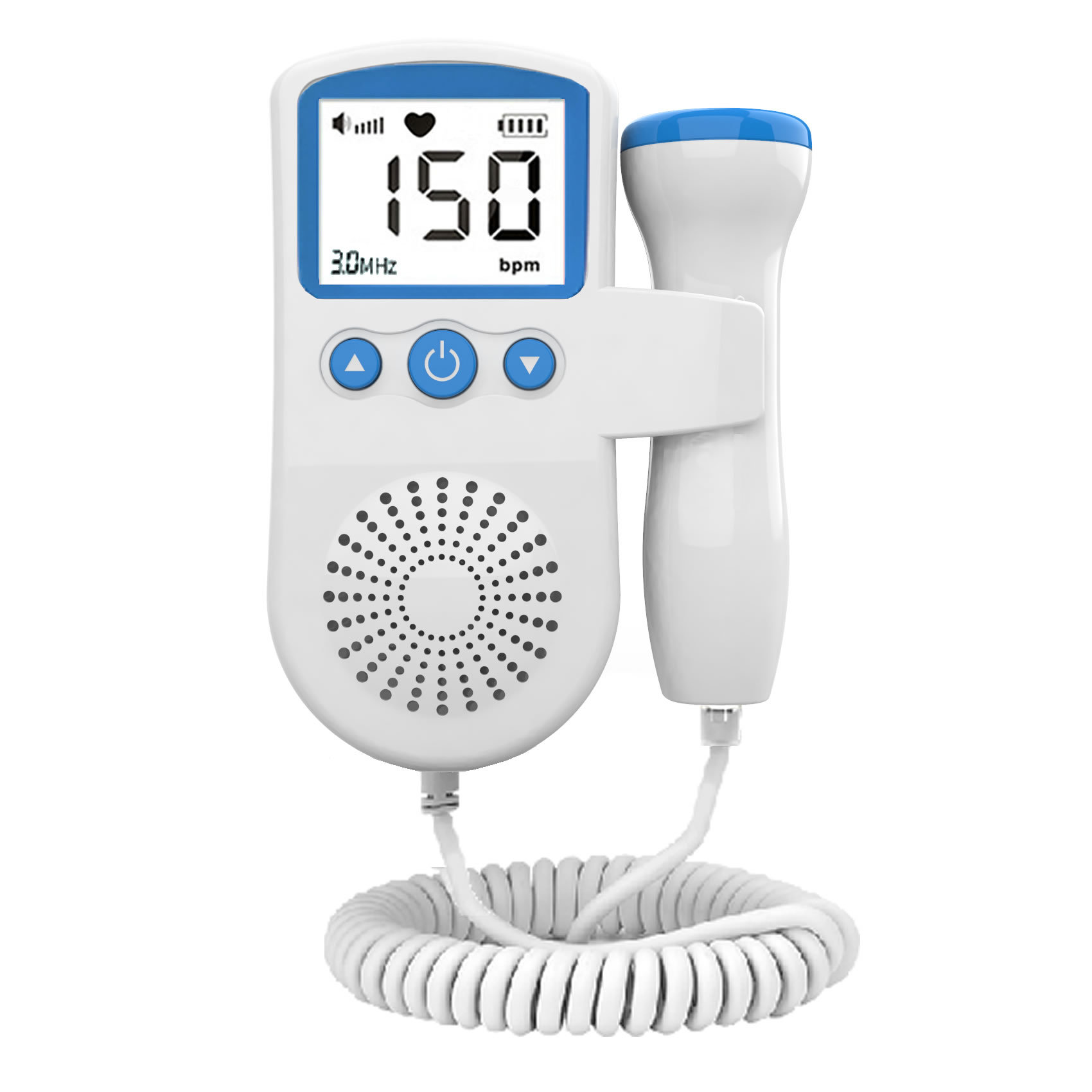 cheapest portable Baby Heart Beat Rate Monitor Ctg Machine Maternal ultrasonic Doppler Fetal Monitor