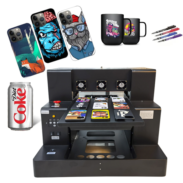 A3 A4 UV Printer XP600 Impresora with Varnish Phone Case Glass,Cylinder Bottle id card printer sticker L805 XP600 UV Printer