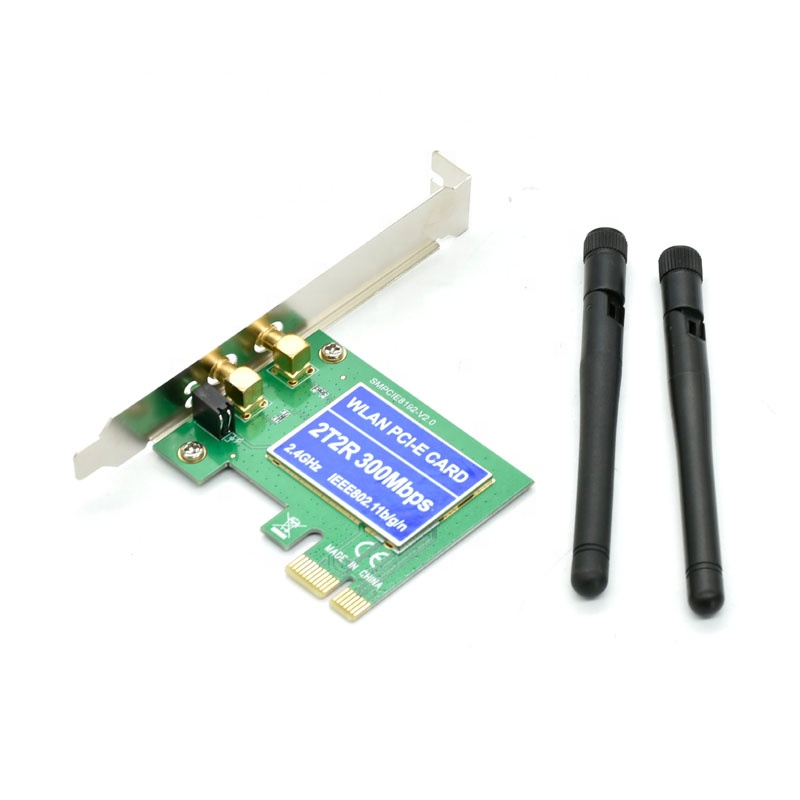 Розничная продажа, высокое качество, USB2.0 300 Мбит/с, высокоскоростная внутренняя беспроводная сетевая карта PCIE для настольного ПК