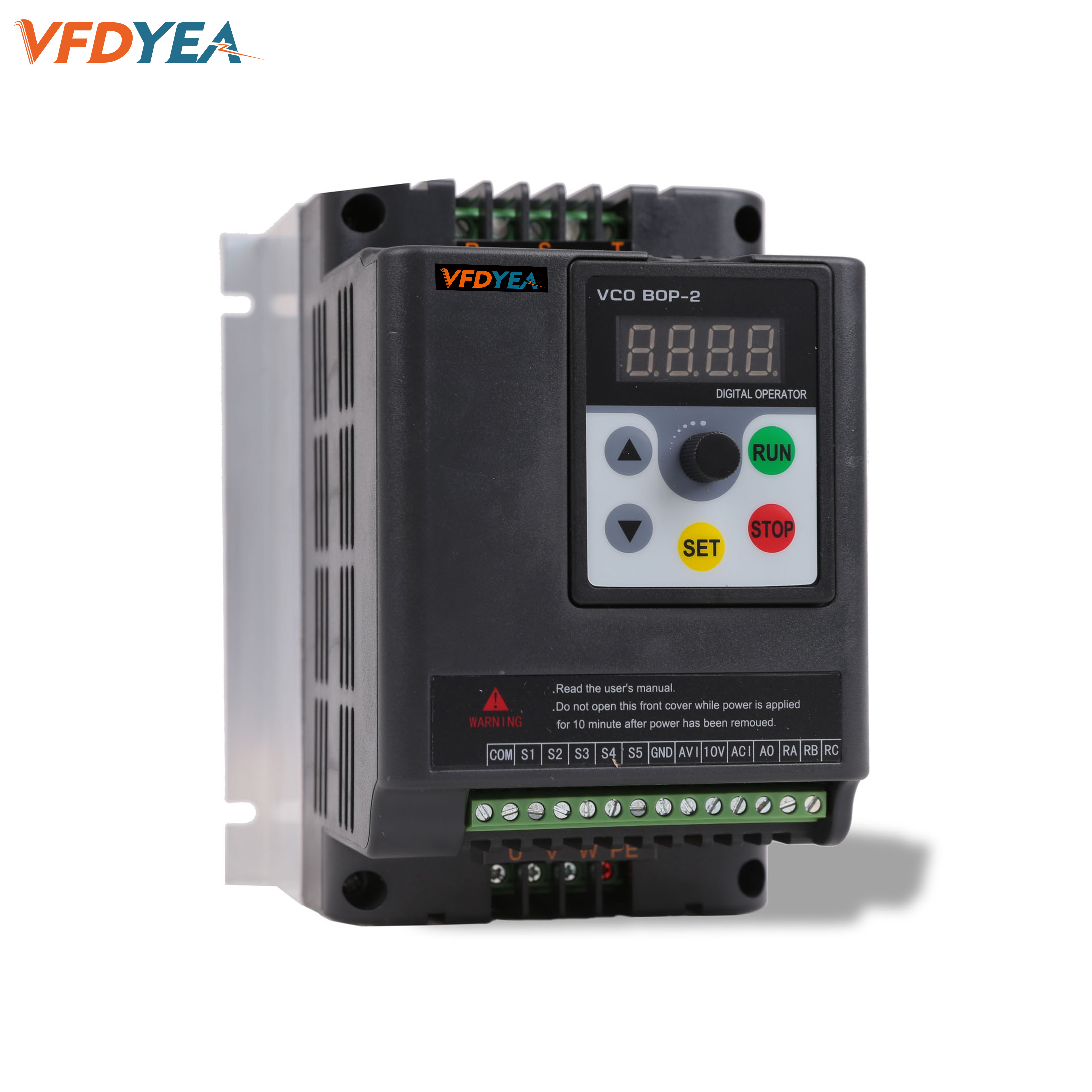 380V трехфазный входной сигнал 0.75kw 1HP VFD частотно-регулируемый привод инвертор для контроля скорости двигателя